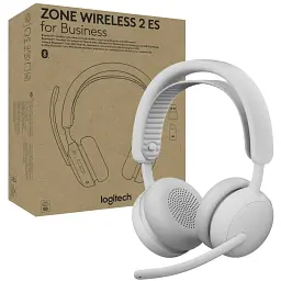 Навушники Logitech Zone Wireless 2 ES for Business Off-White TEAMS version with receiver (981-001520) - мініатюра 5
