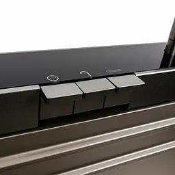 Кухонна мийка 75x45D PVD сіра Platinum Handmade Водоспад, Нержавіюча сталь - мініатюра 5