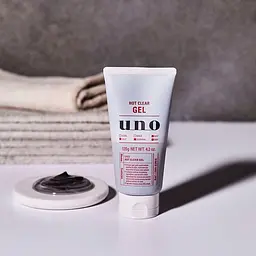 Гель Uno FineToday Hot Clear Gel для глибокого очищення з термоефектом для чоловічої шкіри 120 г - мініатюра 2