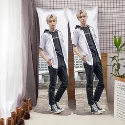 Подушка-объятия 3D Stray Kids 01 3750_F 16491 130х40 см