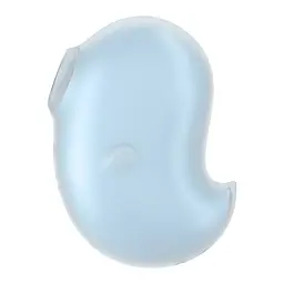 Вакуумний кліторальний стимулятор із вібрацією Satisfyer Cutie Ghost Blue Satisfyer SX0572 99365 - мініатюра 4