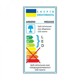 Світлодіодний магнітний трековий світильник Ardero MGU402 Ultra 12W 4000К чорний (80120) - мініатюра 5