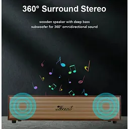 Портативна колонка ретро Kisonli G11A Bluetooth 1200mAh 10 Вт Wooden - мініатюра 4