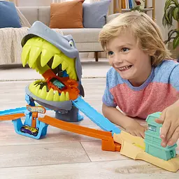 Ігровий набір Hot Wheels Пляжна атака акули (JHL96) - мініатюра 6