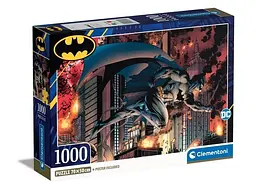 Пазл Clementoni Супергерой мчить на поміч, Бетмен, DC Comics (Batman DC Comics Puzzle - 1000 pcs.), 1000 ел. (39851)