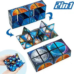 Кубик-головоломка 2 в 1 Magic Star Cube - мініатюра 4