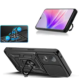 Панель BeCover Military для Oppo A98 5G Black (710024) - мініатюра 5
