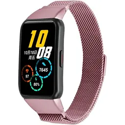 Ремінець DK CDK Metal Milanese Loop Magnetic для Huawei Band 6 (012956) (pink rose)
