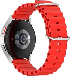 Універсальний ремінець для смарт-годинників Ocean Band 20mm Red [84723] - мініатюра 2