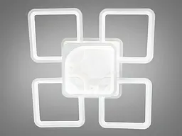 Світильник LED Diasha 8060/4+1WH, 150W, 4100K, білий метал, сучасний стиль з пультом - мініатюра 3