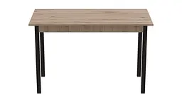 Стіл кухонний Ferrum-decor Маріо 75x120x80 Чорний ДСП Сан-Марино 16мм (FRD-105667) - мініатюра 4