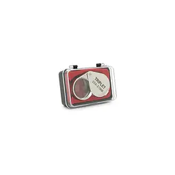 Лупа Voltronic ручна TRIPLET 20X-21mm, складана (брелок), метал-скло, пластикова коробка. 60 * 24 * 18mm. (1152/TR20X-21) - мініатюра 5