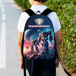 Рюкзак дитячий Трансформери «Transformers» 34х27см, міський ранець для хлопчика з принтом (00568)