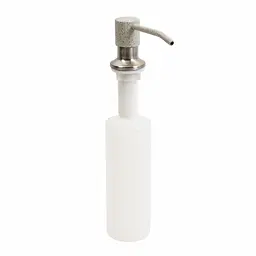 Дозатор миючого засобу Platinum Brushed SA001 Топаз, Білий