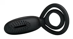 Насадка з вібрацією Pretty Love Penis Ring Black Baile BI-026218 87678 - мініатюра 4