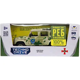 Машинка TechnoDrive серії Шеврони Героїв LAND ROVER DEFENDER "ОК "СХІД" - мініатюра 11
