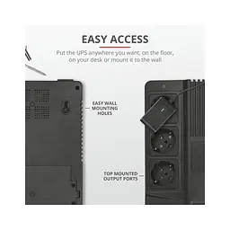Пристрій безперебійного живлення Trust Maxxon 800VA UPS (23326_TRUST) - мініатюра 5