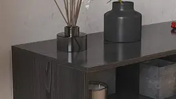 Тумба під телевізор Кентуккі Ferrum-decor 45x139x38 Чорний метал ДСП Сосна Кембра 16 мм (FRD-106728) - мініатюра 2