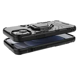 Чохол бампер Primolux Ring Armor для Apple iPhone 13 Mini Black - мініатюра 3