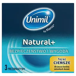 Презервативи Unimil Natural+ — захист та природні відчуття, 3 шт Unimil 27-083259 101910 - мініатюра 2