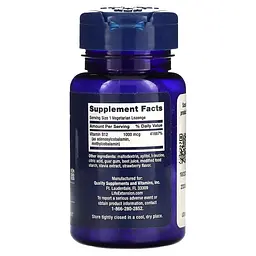 Вітамін B12 Life Extension Vitamin B12 Elite, 60 пастилок для підтримки нервової системи - мініатюра 2