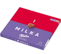 Шоколадні цукерки Milka I Love Milka Pralines Hazelnut Cream Chocolate 110г - мініатюра 4