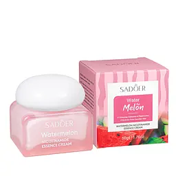 Крем для обличчя висвітлювальний Sadoer Watermelon Nicotinamide Cream з ніацинамідом 50 мл