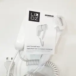 Фен настінний Lidz (WHI)-130.01.91 1000 Вт - мініатюра 6