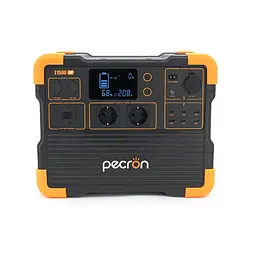 Power station Pecron E1500LFP APP Control, 1536/2200Wh LiFePO4, MPPT VOC 32-95 В, DC12V-5A, XT60-12V-30A, 2хAC 220, 4xUSB-18W, 2хUSB-C(100W), wireless 15W, charge 120min, 377×237×305mm, 18.2kg - мініатюра 2