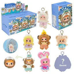 Колекційна м'яка іграшка-брелок Kitten у форматі Blind Box (MR5043) в асортименті