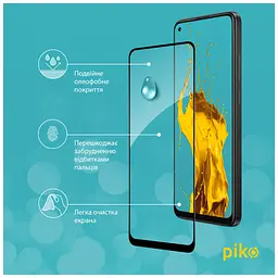 Скло захисне Piko Full Glue Oppo A78 Black (1283126582929) - мініатюра 4