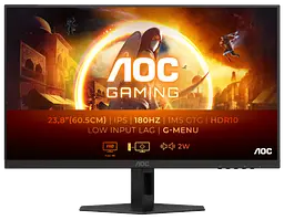 Монiтор 23.8" AOC 24G4XE Black/Grey
