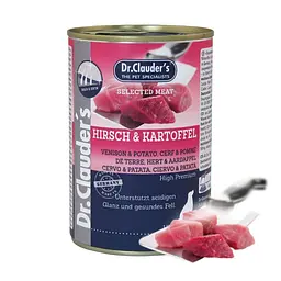 Консерва супер-преміум класу для собак Dr.Clauder's Selected Meat Venison & Potato 400г