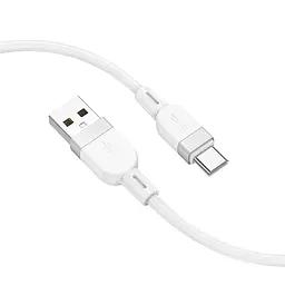 Дата кабель Hoco X109 Energy silicone USB to Type-C 1 м White - мініатюра 2