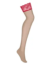 Панчохи під пояс Obsessive Lovica L/XL чорний - мініатюра 5