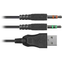 Ігрова гарнітура Defender Dexter RGB кабель 2.2 м чорна (64595)