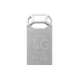 Флеш накопичувач USB 64Gb T G Metal TG110, сріблястий, USB 2.0 (TG110-64G)