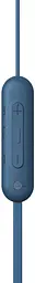 Навушники Sony WI-C100 In-ear IPX4 Wireless Синій (WIC100L.CE7) - мініатюра 3