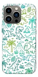 TPU чохол Demsky Dino pattern для Apple iPhone 13 Pro (6.1")