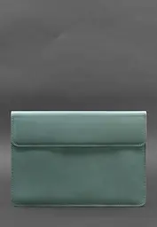 Шкіряний чохол-конверт BlankNote на магнітах для MacBook 14 Бірюзовий - мініатюра 2