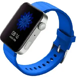 Силіконовий ремінець BeCover для Xiaomi Mi Watch / Garmin Vivoactive 3S / 4S / Venu 2С / Canyon CNS-SW71SS / Mobvoi TicWatch C2 / Withings Activite Steel / Huawei Honor S1 Blue (704508) - мініатюра 2