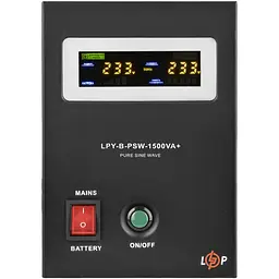 ДБЖ з правильною синусоїдою LogicPower 24V LPY-B-PSW-1500VA + 1050 Вт 10A/15A
