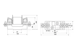 Тримач запобіжників NH2 250–400A АСКО‑УКРЕМ (A0050020011) - мініатюра 3