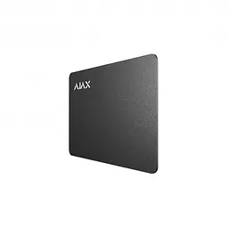 Безконтактна картка Ajax Pass Чорний (10шт) для клавіатури KeyPad Plus