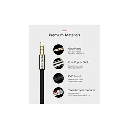 Кабель мультимедійний 3.5mm M to 2xRCA M 1.0m AV116 black Ugreen (10749) - мініатюра 7