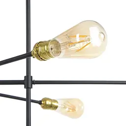Люстра Brille лофт підвісна E27 60W G (BL-348S/16) - мініатюра 3
