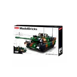 Конструктор M38-B0839 Sluban Model Bricks "Основний бойовий танк Леопард 2А5" фігурки 766 деталей в коробці (6903317245284)