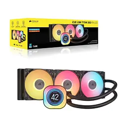Система рідинного охолодження Corsair iCUE LINK TITAN 360 RX LCD (CW-9061023-WW) - мініатюра 7