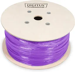 Кабель Digitus CAT 6 F-UTP, 305m, AWG 23/1, LSZH-1, фіолетовий - мініатюра 8