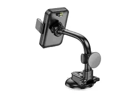 Автомобільний тримач для смартфона Hoco H27 Car Mount Holder Black (6942007608923) - мініатюра 5